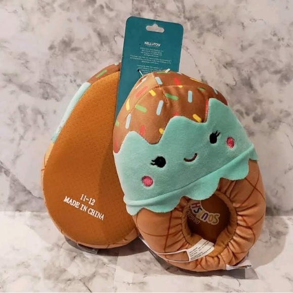 Original Squishmallows Slippers Kids Size 11/12 - Picture 2 of 2